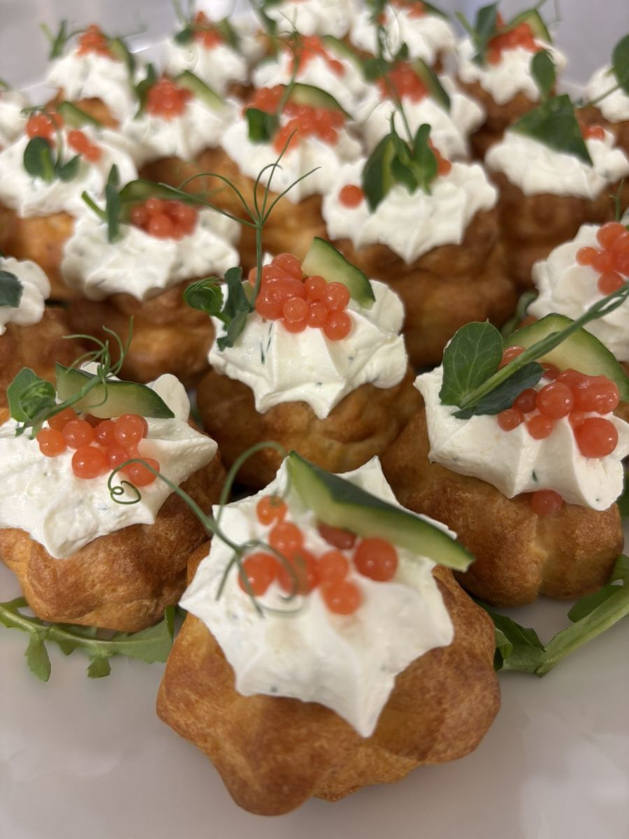 Filled tartlets