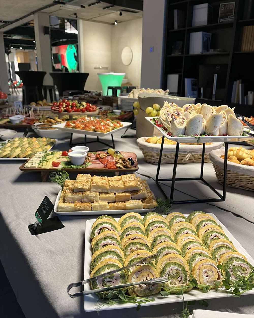 Corporate food spread — DOZA catering
